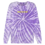 Basic Logo Longsleeve Shirt - Purple Tie Dye