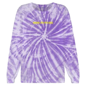 Basic Logo Longsleeve Shirt - Purple Tie Dye