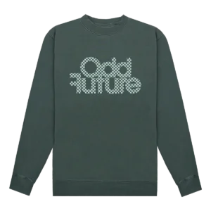 Checker Crewneck Sweatshirt - Alpine Green