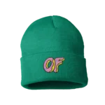 Classic Logo Foldover Beanie - Green