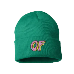 Classic Logo Foldover Beanie - Green