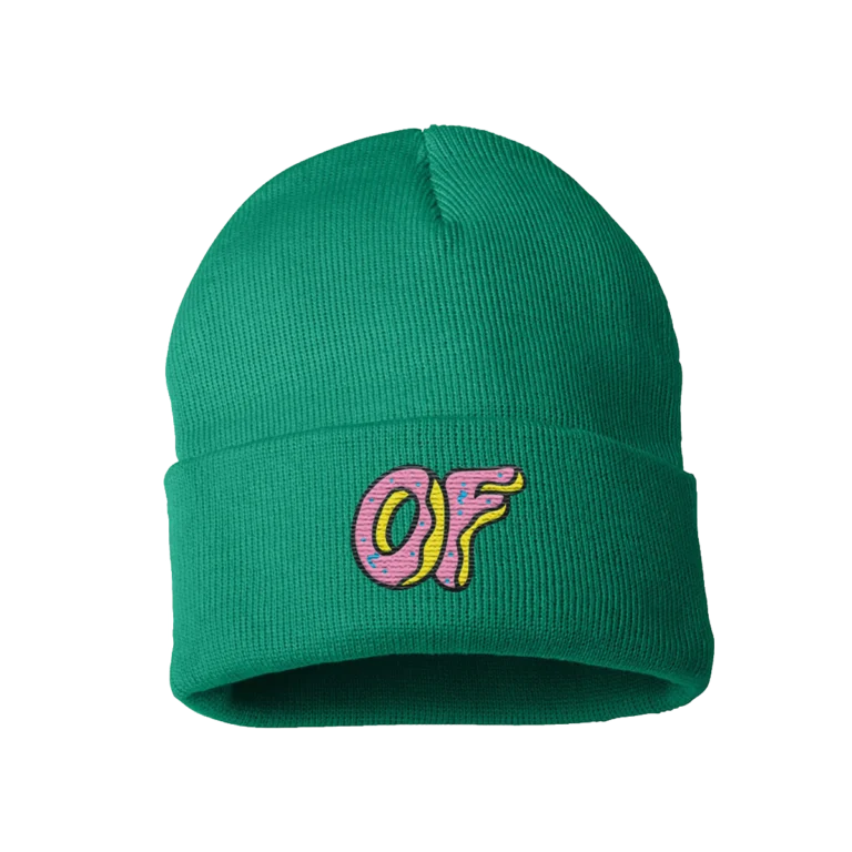 Classic Logo Foldover Beanie - Green