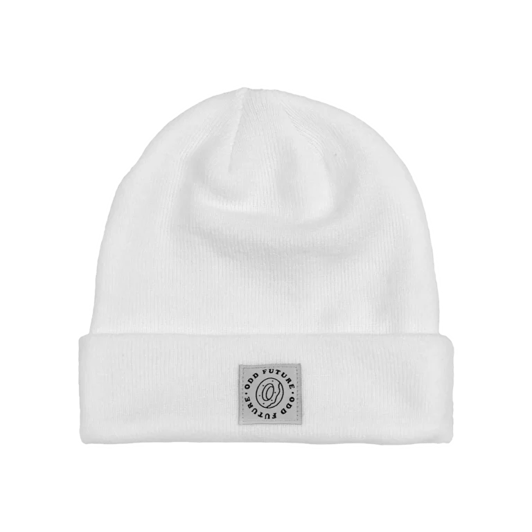 DONUT PATCH WHITE CUFF BEANIE