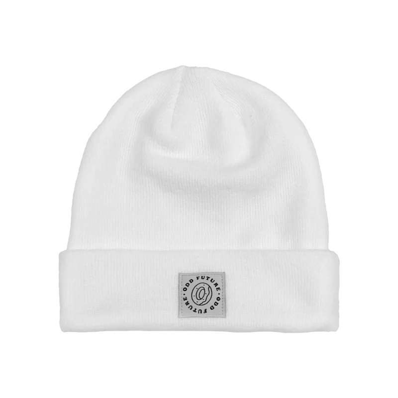 DONUT PATCH WHITE CUFF BEANIE