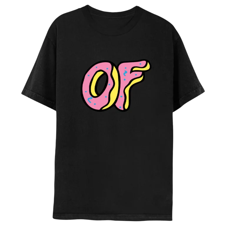 Donut Large Logo T-shirt - Black