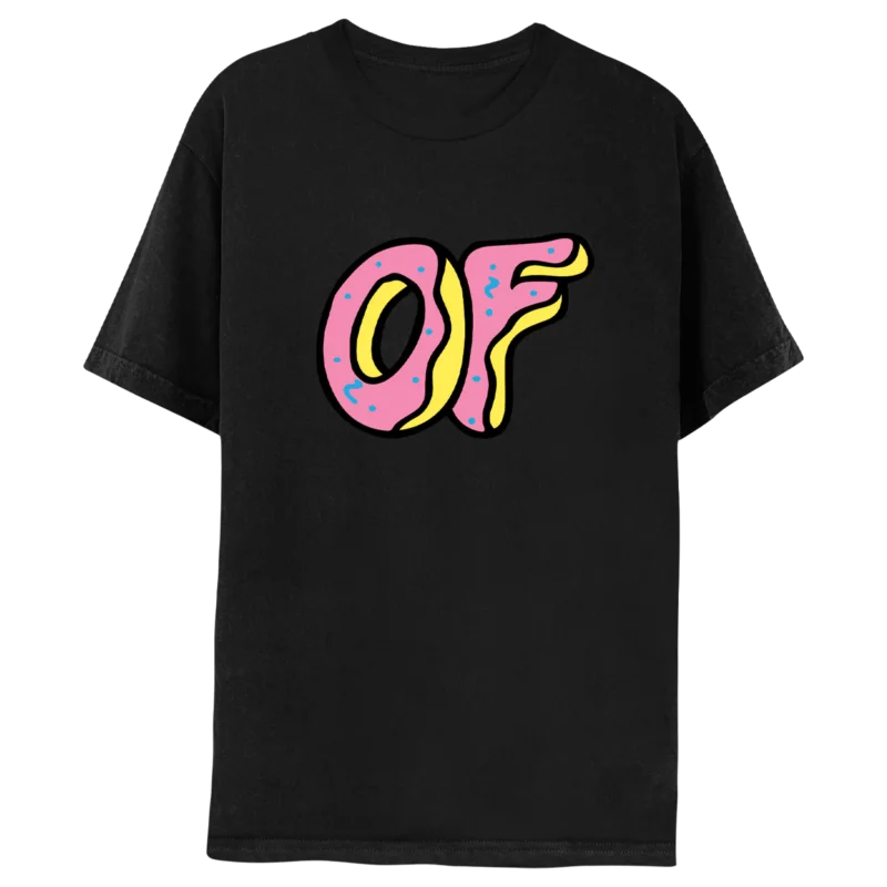 Donut Large Logo T-shirt - Black