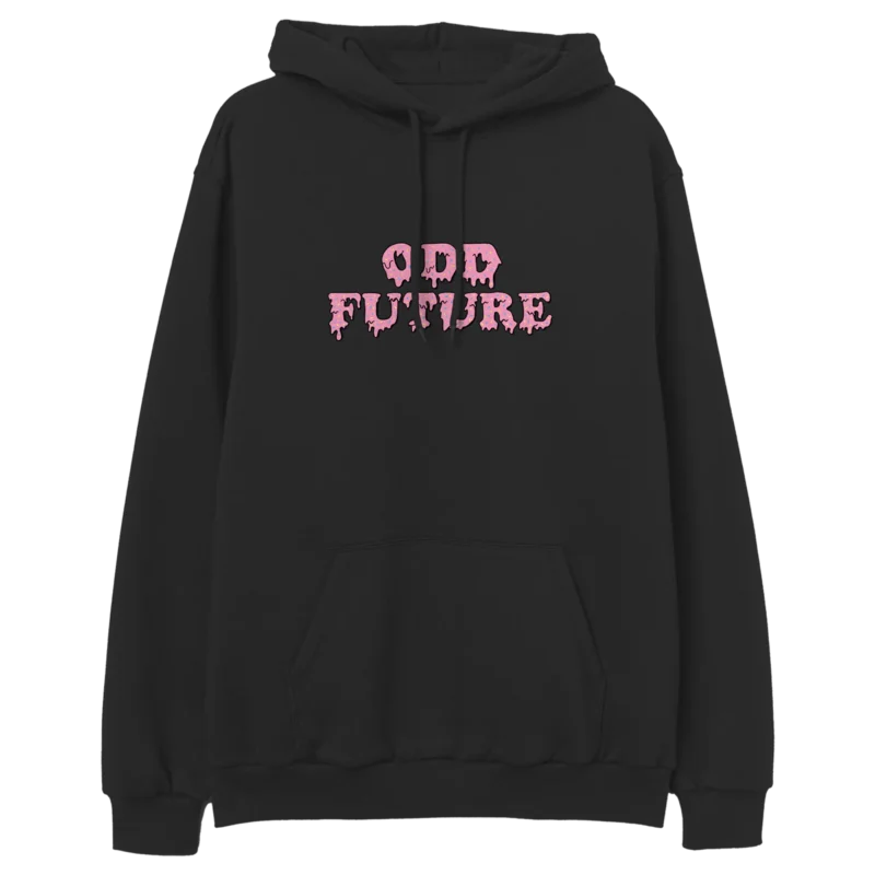 Drip Logo Hoodie - Black