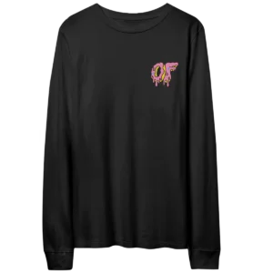 Dripping Logo Longsleeve- Black