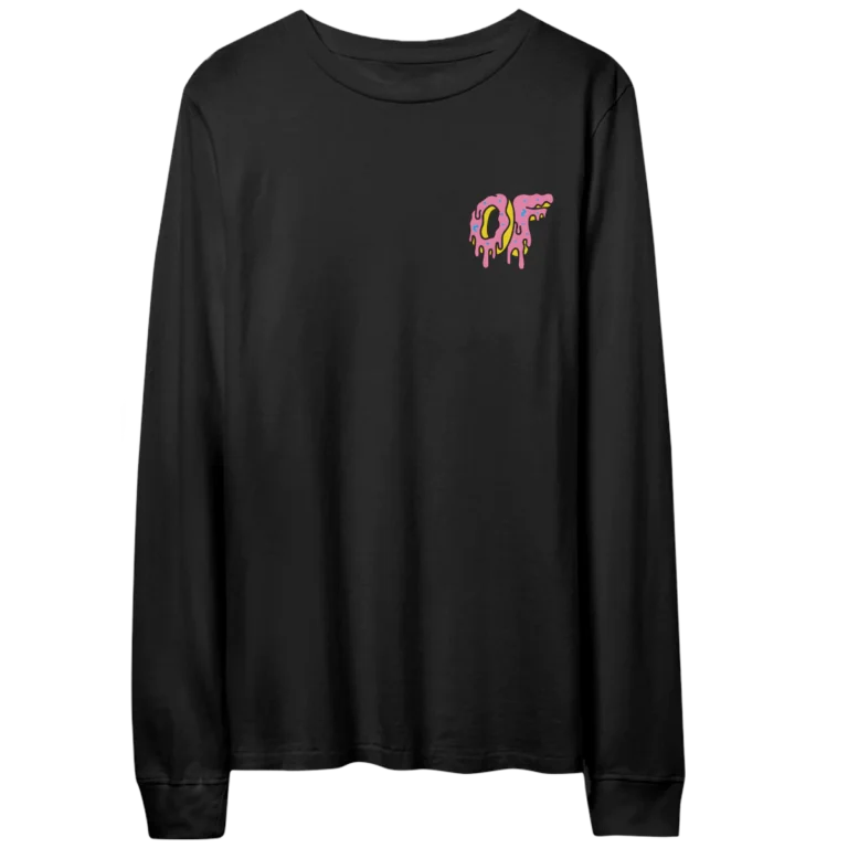 Dripping Logo Longsleeve- Black