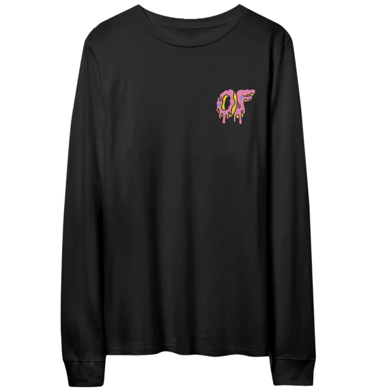 Dripping Logo Longsleeve- Black