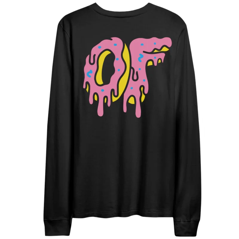 Dripping Logo Longsleeve- Black