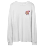 Dripping Logo Longsleeve- White