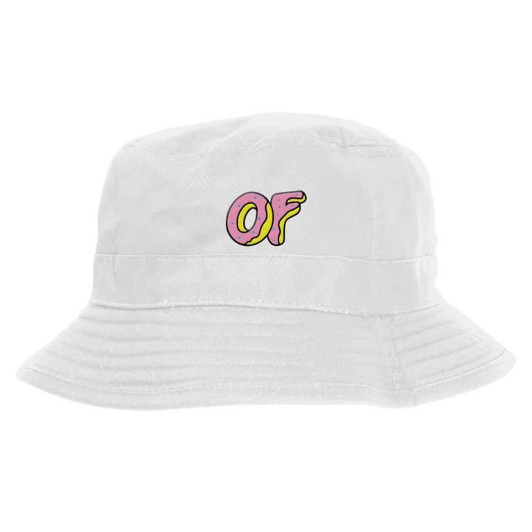 Logo Bucket Hat - White