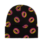 OF Allover Print Beanie - Black