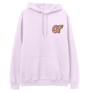 OF Classic Logo Pullover Hoodie - Pink