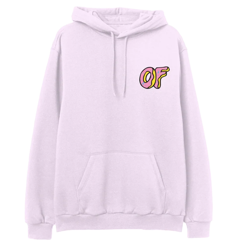 OF Classic Logo Pullover Hoodie - Pink