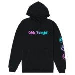 Scribble Pullover Hoodie - Black