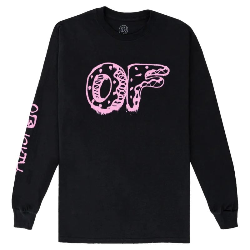 OF Graffiti Long Sleeve – Black-Odd Future Sweatshirt